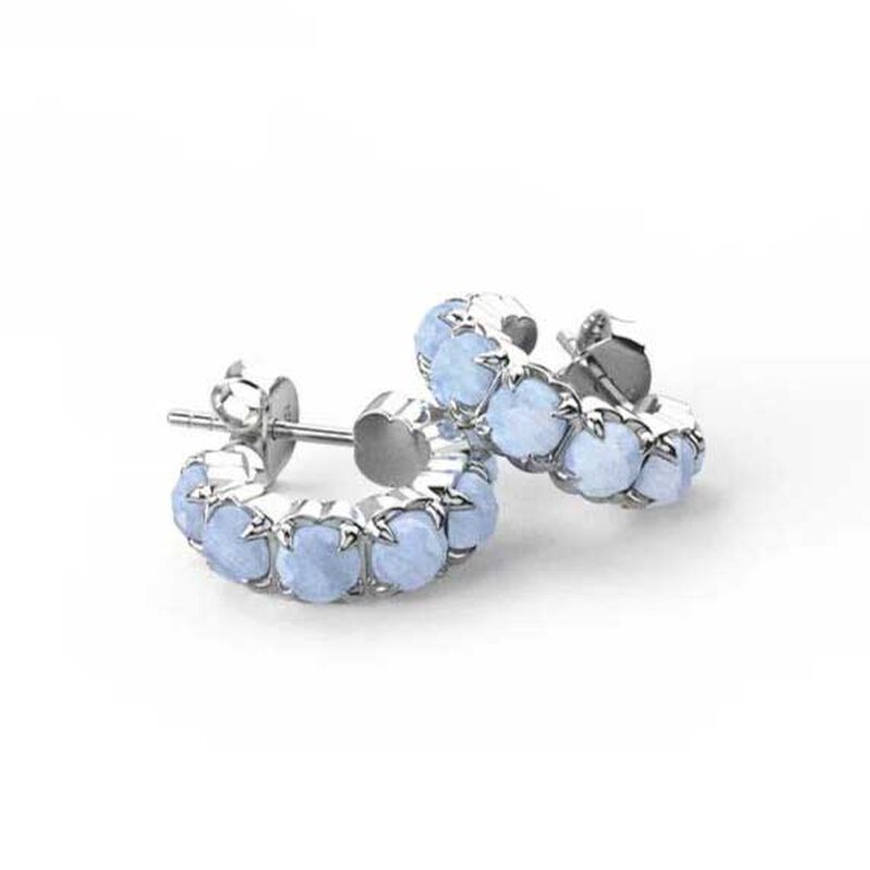 Stolen Girlfriends Club Halo Cluster Earrings image number 2